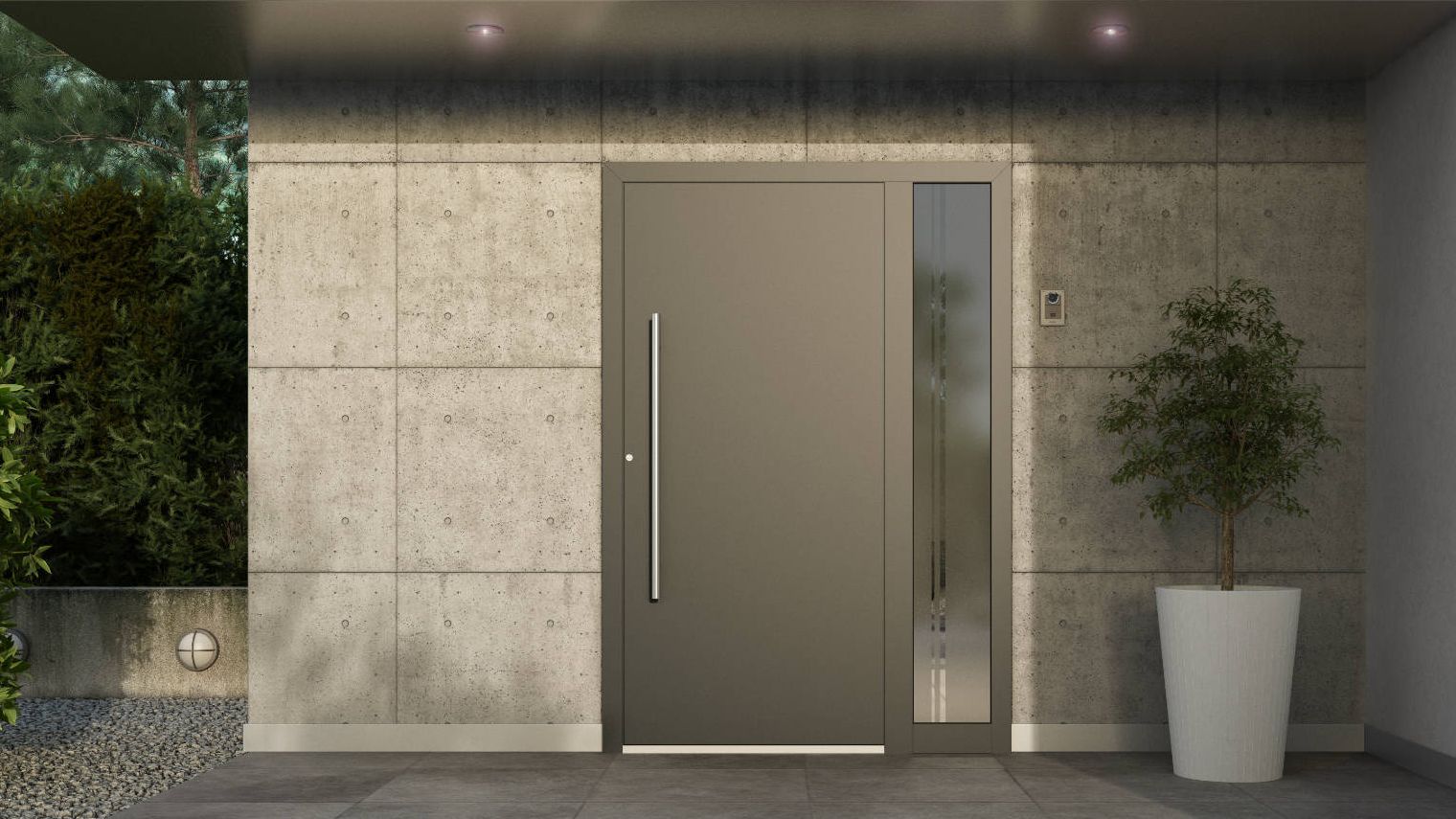 Entdecken Sie die exklusive Groove-Linie der Aluminium-Haustüren von Tenvis